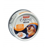 Carny Ocean консервы с белым тунцом и креветками, 80 г